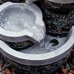 Budget ? ESOTEC Fontaine De Jardin, Fontaine Cascade, Fontaine Décorative, 230V 101453 ? -ESOTEC Boutique 26787378 4