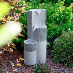 Promo ? ESOTEC Fontaine De Jardin Fontaine Cascade Décoration De Fontaine Ornementale Fontaine D’intérieur 230V 101454 ?