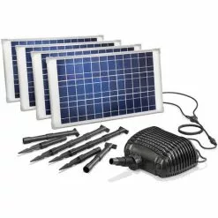 Remise ? Pompe Solaire De Cours D’eau 100W 5000l / H Pompe Solaire Pompe Cascade étang Esotec 101781 ?