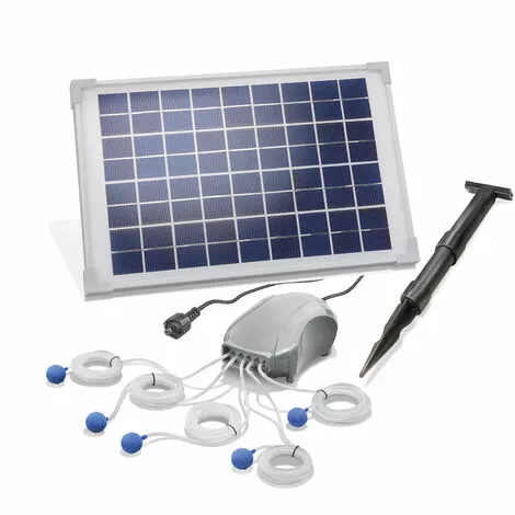 Tout neuf ? Aérateur De Bassin Solaire 10W 5x120 L / H Pompe De Bassin De Jardin Ventilation De Bassin Esotec 101887 ? 3 Tout neuf ? Aérateur De Bassin Solaire 10W 5x120 L / H Pompe De Bassin De Jardin Ventilation De Bassin Esotec 101887 ?