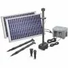 Promo ? Pompe Solaire De Bassin 50W 1300l / H Batterie + LED Pompe Solaire De Bassin Jardin Esotec 101926 ? -ESOTEC Boutique 26787808 1