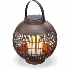 Meilleur prix ⭐ Suspension Solaire Lanterne Lampe De Jardin Lampe Solaire Extérieure Cuivre Esotec 102085 ✨ -ESOTEC Boutique 26788085 2