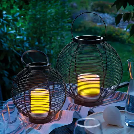 Tout neuf ? Lampes Décoratives Solaires Lot De 2 Lampes De Jardin Lanterne Lumière Solaire Extérieure Esotec 102215 ✨ 3 Tout neuf ? Lampes Décoratives Solaires Lot De 2 Lampes De Jardin Lanterne Lumière Solaire Extérieure Esotec 102215 ✨