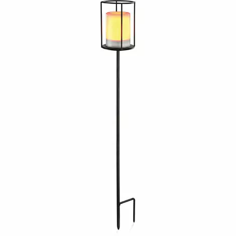 Meilleure vente ? Lampe De Jardin Lumière Décorative En Métal Solaire Lampe Torche Bougie Lumière Solaire Esotec 102229 ? 4 Meilleure vente ? Lampe De Jardin Lumière Décorative En Métal Solaire Lampe Torche Bougie Lumière Solaire Esotec 102229 ? – Image 2