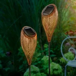 Top 10 ⌛ Lot De 2 Bouchons De Jardin Solaire LED Blanc Chaud Décoration De Jardin Lumière Solaire Esotec 102371 ?