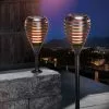 Meilleure vente ? Torche Solaire Lot De 2 Torche De Jardin Effet Flamme Lampe Solaire Jardin Esotec 102483 ? -ESOTEC Boutique 26788542 1