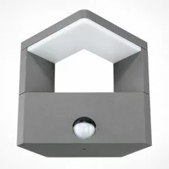 Budget ? ESOTEC Applique Murale D’extérieur à Capteur LED Blanc Chaud 3000K 650lm 10 Watts Applique D’extérieur, 201164 ❤️ -ESOTEC Boutique 26789153 3