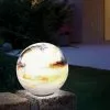 Meilleur prix ? Boule Solaire 26 Cm Marbre Pierre Optique Lumière Solaire Décoration De Jardin LED Esotec 102673 ⭐ -ESOTEC Boutique 26789450 1