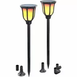 Top 10 ? Torche Solaire Lot De 2 Torche De Jardin Effet Flamme Lampe Solaire Jardin Esotec 102495 ? -ESOTEC Boutique 26789543 2