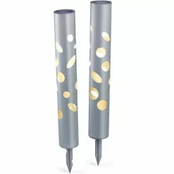 Budget ? Lampes Solaires Modernes Ensemble De 2 Prises De Jardin Pour éclairage Extérieur, Esotec 102132 ? -ESOTEC Boutique 26789795 2