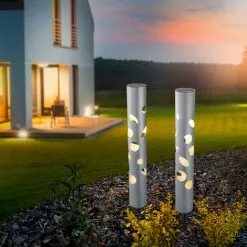 Budget ? Lampes Solaires Modernes Ensemble De 2 Prises De Jardin Pour éclairage Extérieur, Esotec 102132 ? -ESOTEC Boutique 26789795 5