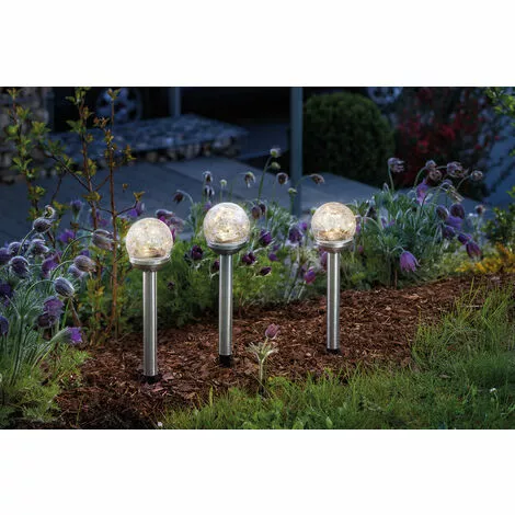 De gros ? Ensemble De Prises De Jardin Solaire En Mosaïque De Verre Blanc Chaud, éclairage Solaire De Jardin, Esotec 102310 ✔️ 6 De gros ? Ensemble De Prises De Jardin Solaire En Mosaïque De Verre Blanc Chaud, éclairage Solaire De Jardin, Esotec 102310 ✔️ – Image 4
