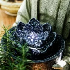 De gros ⌛ ESOTEC Fontaine De Jardin Bouddha Fontaine + Décoration Lumineuse LED Fontaine D’intérieur 230V 101452 ⌛ -ESOTEC Boutique 26789926 3