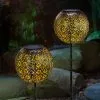 Budget ? Lot De 2 Bouchons De Jardin Solaire LED Blanc Chaud Décoration De Jardin Lumière Solaire Esotec 102373 ? 1 Budget ? Lot De 2 Bouchons De Jardin Solaire LED Blanc Chaud Décoration De Jardin Lumière Solaire Esotec 102373 ? -ESOTEC Boutique 26790106 1