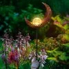 Nouveau ⭐ Bouchon De Jardin Solaire Lune Blanc Chaud Décoration De Jardin LED Lumière Solaire Esotec 102372 ?