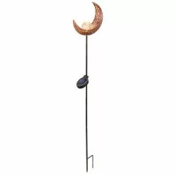 Nouveau ⭐ Bouchon De Jardin Solaire Lune Blanc Chaud Décoration De Jardin LED Lumière Solaire Esotec 102372 ? -ESOTEC Boutique 26790158 3