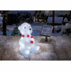 Le moins cher ? Solar Leuchtbär Décoration D’hiver Décoration De Noël éclairage Extérieur, Esotec 102123 ❤️ -ESOTEC Boutique 26790317 3