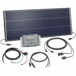 Grosses soldes ? Ensemble Solaire Kit 75W Système Solaire 12 Volts Système Dîlot De Camping, Esotec 120050 ?
