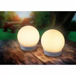 Budget ? ESOTEC Boule Lumineuse LED Solaire Flottante Set 15cm Lampe De Jardin Blanc Chaud + Froid 102125 ? -ESOTEC Boutique 27595034 4