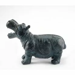 Coupon ⌛ Figurine De Gargouille Hippopotame Décoration De Jardin D’eau Figurine De Bassin Esotec 100738 ? -ESOTEC Boutique 28040719 3