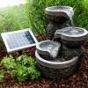 Budget ? Fontaine De Jardin Solaire + Fontaine à Batterie Fontaine D’eau Solaire Esotec 101314 ?